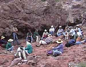 group at Soza Mesa fault